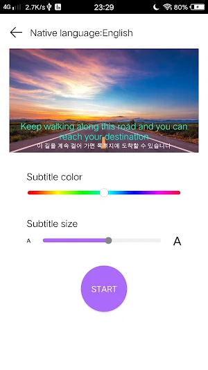 Video translation  - translation subtitles Screenshot 2