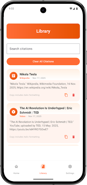 MLA Citation Generator Screenshot 2