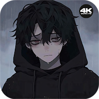Anime Sad Boy Wallpapers 4K