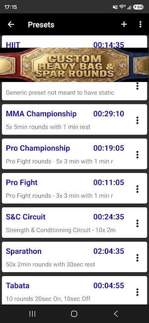 Muay Thai Timer: Fight Rounds Screenshot 1