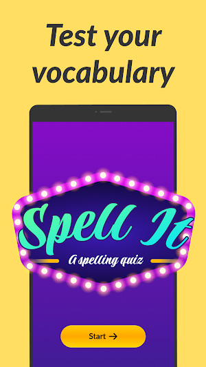 A spelling quiz: Spell it game Screenshot 3