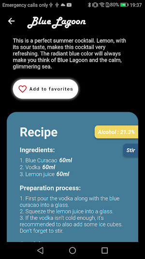 Cocktails Screenshot 2