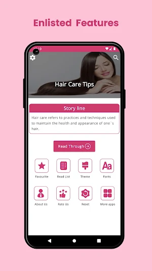Hair Care Tips Screenshot 0