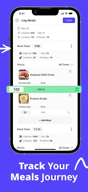 FitTrail - Workout & Nutrition Screenshot 1