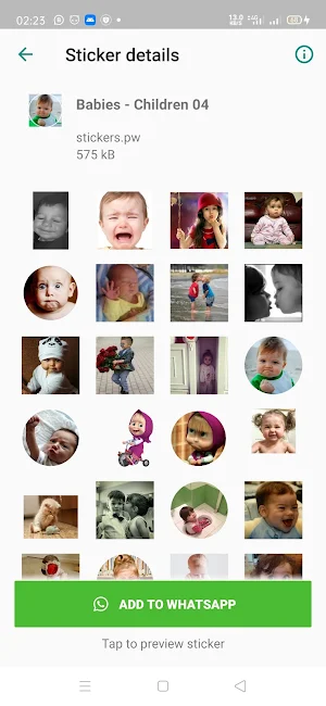 Babies Stickers Screenshot 1