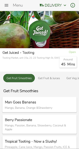 Get Juiced - Tooting Screenshot 0