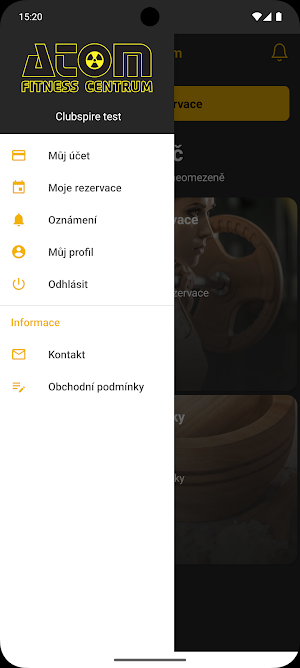 Atom Fitness Centrum Screenshot 1