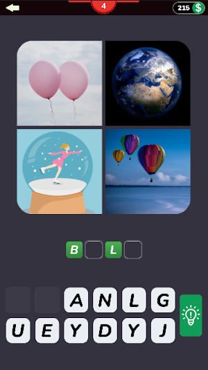 4 Pics 1 Word Quiz Game Screenshot 0