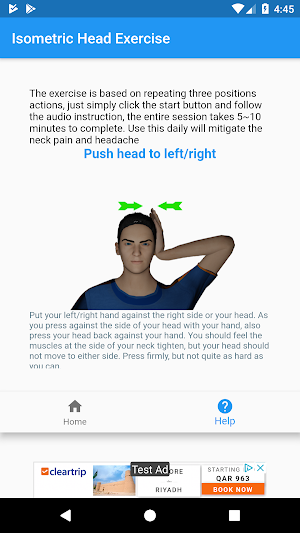 Isometric Head Exercise Screenshot 2