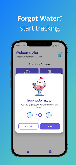 Health Tracker: Weight & Water Screenshot 3