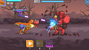 CyberDino: T-Rex vs Robots Screenshot 2