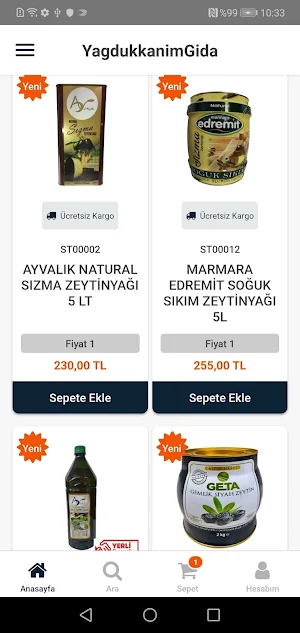 Yağdükkanım Gıda Screenshot 1