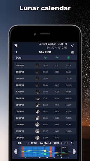 Ephemeris – Sun and Moon Calendar & Calculator screenshot 5