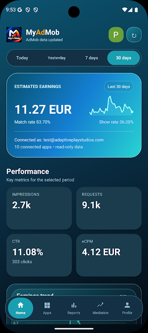 MyAdMob Screenshot 0