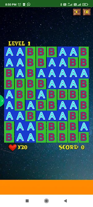 Match the Letters :  Puzzle Screenshot 1
