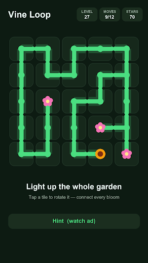 Vine Loop: Zen Garden Puzzle Screenshot 2