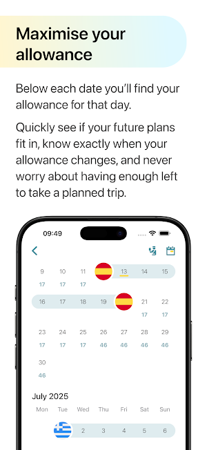 Schengen Simple Screenshot 2