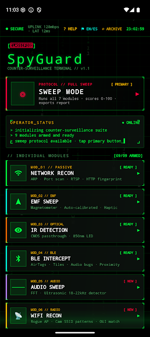 SpyGuard Screenshot 0