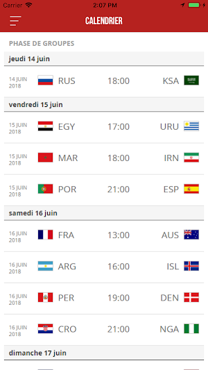 Russie 2018 : coupe du monde de foot Screenshot 3