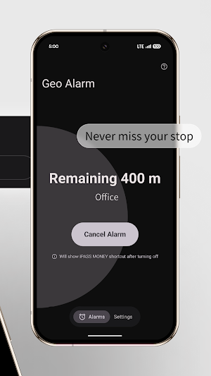 Geo Alarm - Location Alarm Screenshot 1