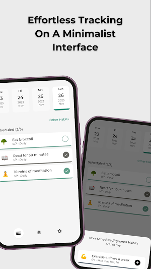 Habitee - Habit Tracker Clean Screenshot 1