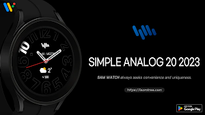 SamWatch Simple Analog 20 2023 Screenshot 0