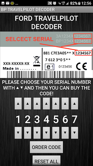 BP Travelpilot Radio Code Decoder Screenshot 3