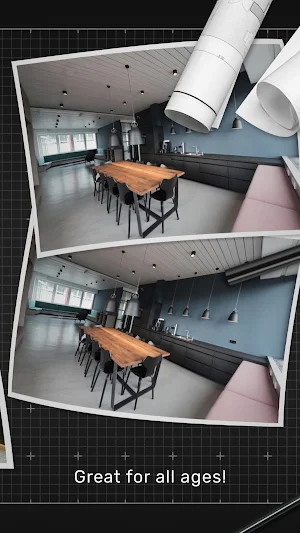Find the Difference Rooms - spot the 5 differences Screenshot 3