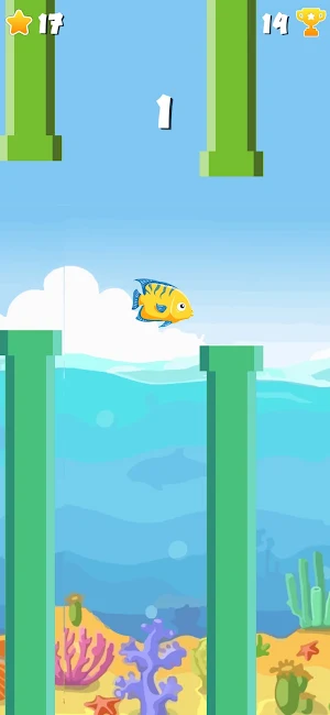 Flappy Fish: Flapp like a bird Screenshot 0