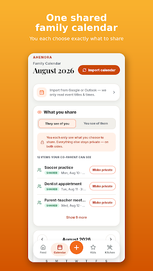 Ahenora: Family Organizer Screenshot 2