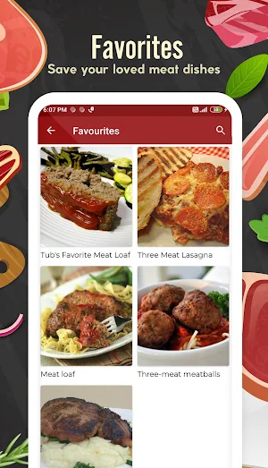 Meat Recipes Screenshot 3