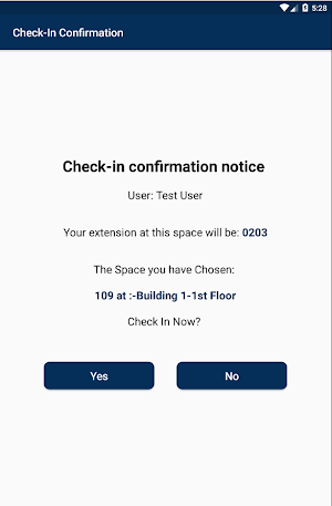 DeskFlex Kiosk Screenshot 3