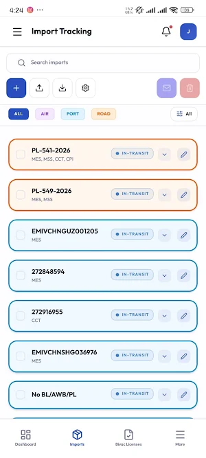 Logistics Screenshot 1