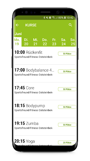 Sportsfreund Fitness Screenshot 1
