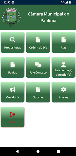 Câmara Municipal de Paulínia Screenshot 0