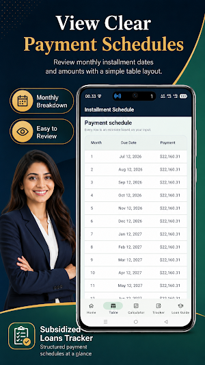 Subsidized Loans Tracker Screenshot 1