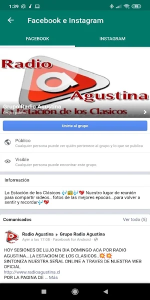 Radio Agustina Screenshot 0