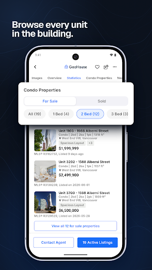 GeoHouse: BC Real Estate Screenshot 2