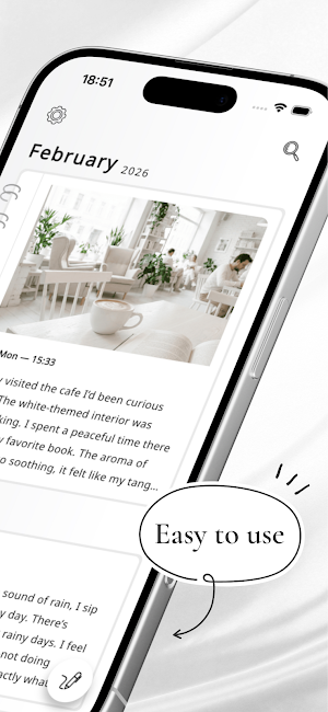 Minimal Diary - Simple Journal Screenshot 1