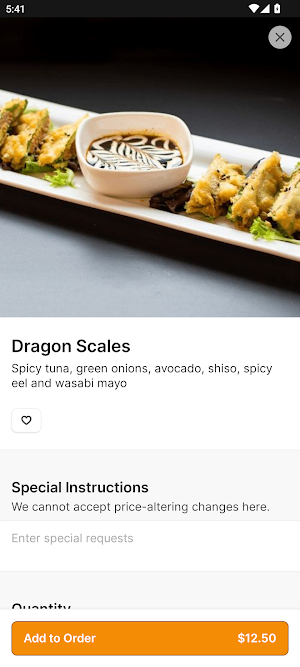 Yellowfinn Grill & Sushi Bar Screenshot 2