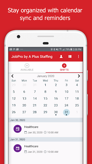 JobPro by A Plus Staffing Screenshot 1