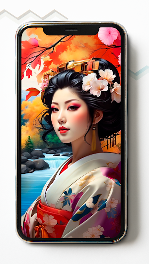 Geisha HD Wallpapers Screenshot 1