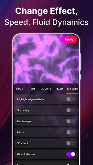 Magic Fluid: Live Wallpaper 3D Screenshot 3