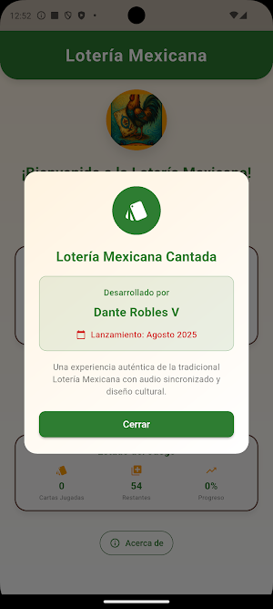 Lotería Mexicana Cantada Screenshot 2