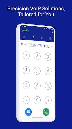 RingFreeSoftphone Screenshot 1