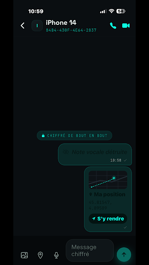 Darkup Encrypted Messenger Screenshot 1