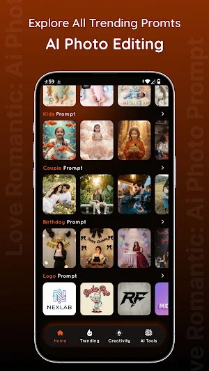 Ai Photo Prompt : Love Couple Screenshot 1