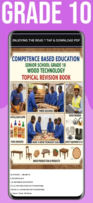 Wood Technology Grade 10 Exams Screenshot 1