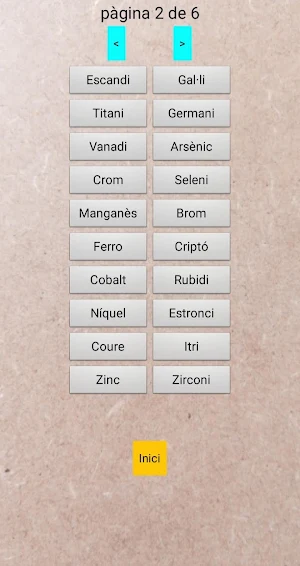 Elements de la taula periòdica Screenshot 1