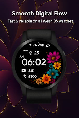 Classic Floral WatchFace Screenshot 3